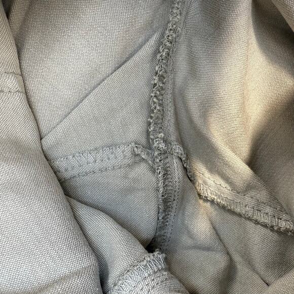 Joie Khaki Pant Womens 8 Tan Wide Leg Patch Pockets Business Casual Flat Front - Picture 8 of 13